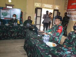 Dansatgas Paparkan Capaian TMMD 110/ Kodim 1201 ke Tim Wasev Kemhan