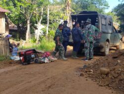 Satgas TMMD 110/ Kodim 1201 Gencarkan Pembuatan Box Cluvert