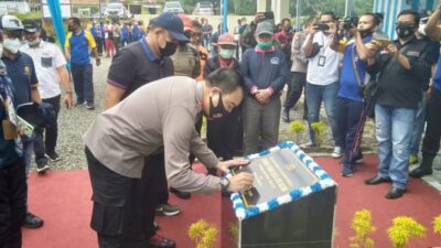 Peresmian Lapangan Tembak Sarja Arya Rancana dihadiri Kapolres, Ketua DPRD hingga Bupati