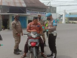 Pol PP Bekerjasama dengan Polres Gelar Operasi Yustisi Penegakan Prokes