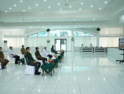 Bupati dan Forkopimda Asahan Ikuti Rapat Koordinasi Presiden Secara Virtual