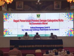 Wako Solok Hadiri Rapat Pemerintah Provinsi dengan Kabupaten/Kota