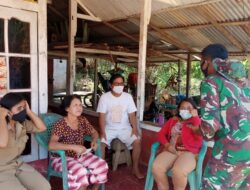 Disela Kegiatan, Satgas TMMD 110/Kodim 1201 Lakukan Komsos