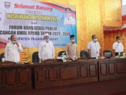 Musrenbang RKPD dan RPJMD : Wujudkan Pasbar yang Bermartabat, Agamais, Maju dan Sejahtera