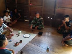 Bersama Warga, Anggota Satgas TMMD Kodim 1201 Kordinasi Pembangunan Bendungan Air Bersih