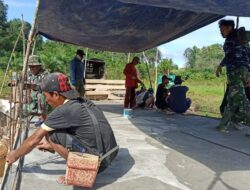 Warga Senang Program Perbaikan jalan TMMD 110/Kodim 1201 Hampir Rampung