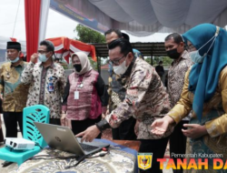 Bupati Tanah Datar Resmikan Nagari Tabek Patah, Nagari Binaan Berbasis Teknologi Informasi