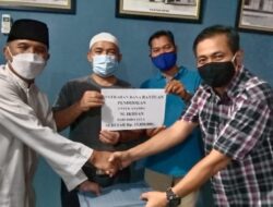 Penghubung Kota Solok Terima Bantuan KBKS Jaya Untuk Muhammad Ihsan