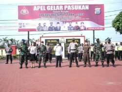 Polres Asahan Laksanakan Apel Pasukan OPS Ketupat Toba 2021