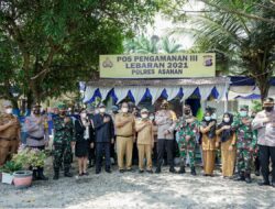 Bupati Asahan bersama Forkopimda Tinjau Pos Penyekatan Larangan Mudik