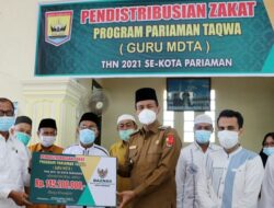 Program Pariaman Taqwa, 484 Guru MDTA Terima Zakat dari Baznas