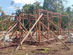 Proses Pembangunan Balai Kampung TMMD 111