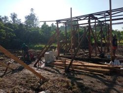 Kodim 1712/Sarmi Perlancar Pengerjaan TMMD