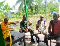 Babinsa Kodim Sarmi Komsos Dengan Warga Kampung Dorba