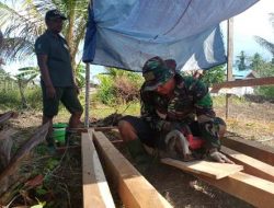 Sinergitas Prajurit TMMD dan Warga