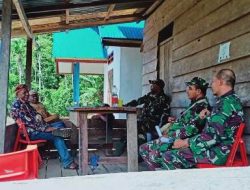 Tim Satgas TMMD Jalin Komsos Dengan Tokoh Masyarakat