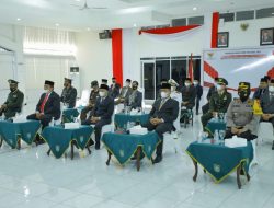 Bupati Asahan  Ikuti Upacara Hari Lahir Pancasila Secara Virtual