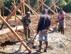 Sinergisitas TNI-Rakyat di Pra TMMD ke-111 Kodim 1712/Sarmi