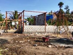 Sinergitas Prajurit TMMD dan Warga Bangun Kampung Lebih Baik