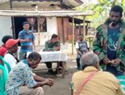 Semua Unsur Warga Kampung Dorba Semangat dalam TMMD