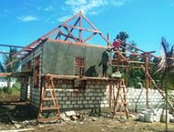 TMMD: Pemlasteran Dinding Balai Kampung
