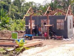 Satgas TMMD dan Warga Lanjutkan Pengerjaan Sasaran Fisik