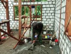 Suasana Sejuk nan Asri Pacu Semangat Satgas TMMD dan Warga