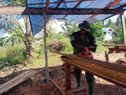 Warga Kampung Dorba Terharu Melihat Ketangkasan Satgas TMMD