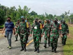 Tim Wasev Mabesad dan Aster Kodam XVII/Cenderawasih Kunjungi Lokasi TMMD Kodim Sarmi