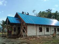 TMMD Kodim 1712/Sarmi Perlihatkan Hasil Sasaran Fisik
