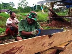 Tak Ada Jarak, Satgas dan Warga Bersama-sama Wujudkan Kemajuan