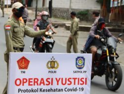 180 Pelanggar Prokes Terjaring Operasi Yustisi di Pasar Pusat Padang Panjang