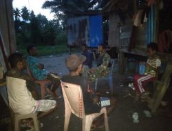 Satgas TMMD Kodim Sarmi Anjangsana ke Rumah Warga