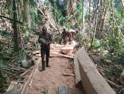 Kebanggaan Warga Kampung Dorba Melihat Ketangkasan Satgas TMMD