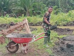 Semangat dan Kekompakan yang Terjalin Sukseskan Pelaksanaan TMMD