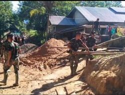 Kerja Sama Yang Baik Dan Motivasi Semangat Akan menjadi kunci Di TMMD Ke 111 Kodim 1202/Skw
