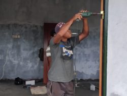 Masyarakat Antusias Bekerja Bersama Sukseskan Program TMMD
