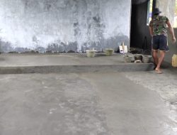Pengacian di Lokasi TMMD Dilakukan dengan Semangat Kegotong-royongan
