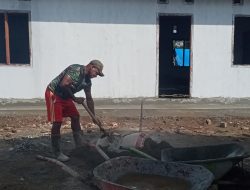 Satgas TMMD Kodim Sarmi Selalu Selesaikan Pekerjaan dengan Baik