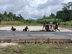 Kampung yang Sejuk dan Segar Tingkatkan Semangat Satgas TMMD dalam Bekerja