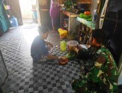 Nikmati Hidangan Sambal Ala Satgas TMMD Regtas Ke 111 Kodim 1202/Skw