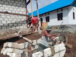 TMMD Kodim Sarmi Atasi Kesulitan Masyarakat di Wilayah Terpencil