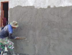 Pengacian Rumah Pastori TMMD Kodim 1712/Sarmi
