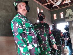 Dansatgas TMMD Kodim 1712/Sarmi Rutin Lakukan Monitoring di Lokasi TMMD