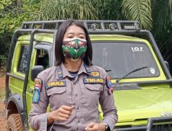 Serda Tiara Mencoba Medan Lokasi Satgas TMMD Ke-111 Kodim 1202/Singkawang