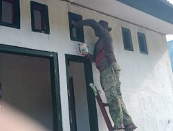 Satgas TMMD Kodim Sarmi Tak Boleh Kalah Semangat dengan Warga