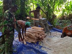 Semangat yang Dibangun Satgas TMMD Kodim Sarmi dan Warga Terus Terjaga
