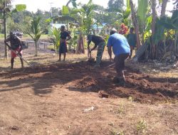 Pembersihan Jelang Acara Penutupan TMMD Kodim Sarmi