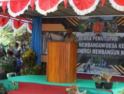 TMMD Kodim Sarmi Selesai, Bupati Sarmi Sampaikan Terima Kasih kepada TNI