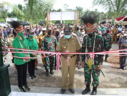 TMMD Kodim Sarmi: Akhirnya Warga Kp. Dorba Rasakan Kenikmatan